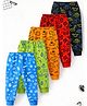 Trampoline Cotton Blend Knit Pack Of 5 Dinosaur Cars & Space Theme Printed Pajamas - Multi Colour