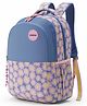 American Tourister Sway Height 18 Inches Girls Backpack with 3 Compartments & 2 Bottle Pockets 33 Liters Floral Design - Grey