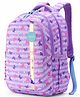 American Tourister Sway Height 18 Inches Girls Backpack with 3 Compartments & 2 Bottle Pockets 33 Liters Butterfly Design - Lavender
