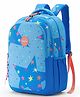 American Tourister Sway Height 18 Inches Girls Backpack with 3 Compartments & 2 Bottle Pockets 33 Liters Star Design - Blue