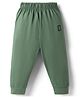 Ollypop Sinker Knit Full Length Lounge Pant With Patch - Green