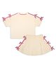 My Milestones 100% Cotton Knit Knot Detailed Top & Skirt Set - Beige