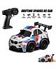 ADKD Short Axis Spark Drift RC Rally Car  Remote Control Racing Car with Replaceable Tires, Tail Drift Action, LED Lights & Shock Absorbers (Multicolor, Age 8+)