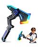 ADKD Futuristic LED Light Battle Axe Toy for Kids | Sci-Fi Glowing Warrior Axe Cosplay Toy Weapon with Multicolor Lights | Role Play Action Toy for Boys & Girls