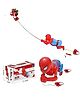 ADKD Interactive Rope Climbing Spider Hero Toy Action-Packed String Climbing Superhero Figure with Wall Hook, Fun Mechanical Toy for Kids
