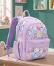 Smiggle 14 Inches Playtime JNR ID Backpack with Kid-Friendly Design With Kitty Print- Lilac