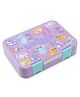 Smiggle Playtime Bento MED Lunch Box 4 Compartment Leak-Proof Food Container- Lilac