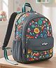 Smiggle 10 Inches LJOUR Kids Backpack TT Design - Grey