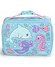 Smiggle Lunch Box Bag with Sea Life Print - Aqua Blue