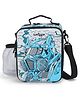 Smiggle Printed Lunch Box Bag with Bottle Pocket - Grey