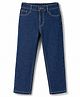 Pine Kids Woven Full Length Washed Denim Jeans - Blue