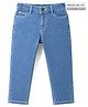 Pine Kids Woven Full Length Washed Denim Jeans - Light Blue