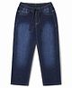 Pine Kids Denim Woven Full Length Washed Jeans - Blue