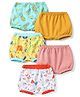 OHMS Single Jersey Knit Printed Bloomers Pack of 5 - Multicolor