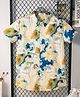 Mark & Mia Cotton Half Sleeves Floral Printed Shirt - Multicolor