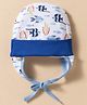 OHMS Single Jersey Knit Sea Life Print Baby Caps Multicolor - Diameter 9.5 cm