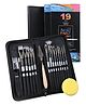 YAMAMA 19 pcs Giorgione Professional Art Painting Set, Art Painting Brushes Nylon, Water Color Acrylic Paint Brush Set with Palette Knife & Sponge - Multicolor