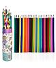 YAMAMA 24 pcs Kids Colored Pencils Set, Space Theme Cylindrical Tube Packaging, Vibrant Color Pre-sharpened Soft Core Drawing Pencils for Coloring Sketching Painting Art Supplies for Beginner & Adult