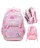 YAMAMA 16.5 Inche School Bags Unicorn Theme Pink Backpack For Kids With Adjustable Straps Premium Design Bag For Kids Best For School Picnic Holidays - Multicolor