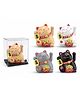 YAMAMA Maneki Neko Lucky Cat, Waving Arm Solar Powered Good Luck Wealth Welcoming Display Car Decor Paw Up with Arm, Decor Item for Home, Office and Car - Color May Vary