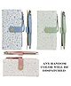 YAMAMA Cat Pattern Wallet for Women and Ladies, Long Leather Coin Purse with Cute Kawaii Design Minimalist Credit Card Holder and ID Window, Travel Cash Wallet for Ladies - Color May Vary