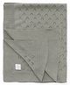I Bears Knitted Solid Towel L 90 x B 75 cm - Olive Green