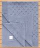 I Bears Knitted Solid Towel L 90 x B 75 cm - Blue