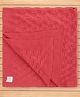 I Bears Knitted Solid Towel L 85 x B 85 cm - Coral
