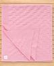 I Bears Knitted Solid Towel L 85 x B 85 cm - Pink