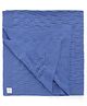 I Bears Knitted Solid Towel L 85 x B 85 cm - Blue