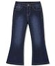 Pine Kids Denim Woven Full Length Washed Jeans - Blue