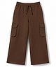 Doreme Knitted Full Length Solid Track Pants - Brown