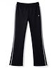 Doreme Knitted Full Length Flared Lounge Pant With Logo Print - Black