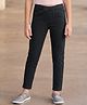 Pine Kids Woven Full Length Washed Denim Jeggings - Black