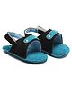 Beanz Colour Blocked Velcro Closure Sandals - Black