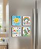 Kids DIY Fridge Magnet Art Kit - Paint & Create Magnets| Creative Craft Activity Set| DIY Painting Toy for Boys & Girls| BIS Certified| Draw Stick Display| Child Safe Paint