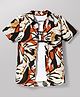 Pine Kids Cotton Woven Half Sleeves Printed Shirt & Sleeveless T-Shirt With Text Print - Multicolor