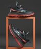 FEETWELL SHOES Colour Blocked Ombre Velcro Closure Shoes - Black