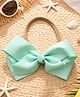 Knotty Ribbons Bow Applique Detailed Headband - Mint Green