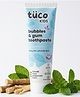 Tuco Kids Bubbles & Gum Anticavity Toothpaste | Peppermint Flavour | Fluoride for Cavity & Enamel Protection | No added Color | SLS Free | Infused with Clove, Neem & Miswak | 50g