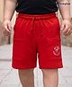 Honeyhap Premium 100% Cotton Looper Knit With Bio Finish Knee Length Bermuda With Tree Embroidery - Rubocondo
