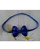 Little Miss Cuttie Sequin  Embellished Bow Applique Detailed Headband - Blue