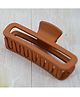 Little Miss Cuttie Solid Hair Claw Clip - Brown