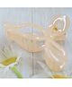 Little Miss Cuttie Bow Designed Hair Claw Clip - Light Peach