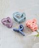 Little Miss Cuttie Set Of 4 Heart & Abstract Designed Claw Clips - Multi Colour