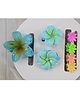 Little Miss Cuttie Floral Designed Hair Accessories Set - Multi Colour