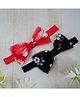 Little Miss Cuttie Set Of 2 Floral Designed Headband - Multi Colour