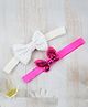 Little Miss Cuttie Set Of 2 Sequin Embellished Bow Designed Headband - Multi Colour