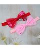 Little Miss Cuttie Set Of 2 Floral Designed Headband - Multi Colour