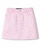 nuberry Cotton Woven Floral Printed Skirt - Pink